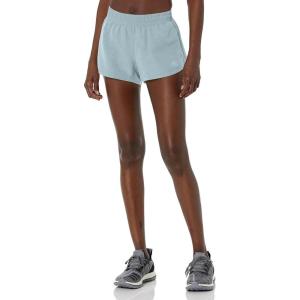 imageadidas Womens Pacer 3Stripes Woven Heather ShortsMagic Grey
