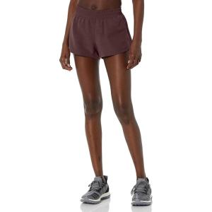 imageadidas Womens Pacer 3Stripes Woven Heather ShortsShadow MaroonShadow Maroon