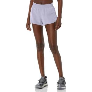 imageadidas Womens Pacer 3Stripes Woven Heather ShortsSilver VioletSilver Violet