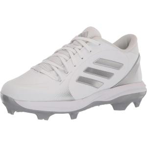 imageadidas Womens Purehustle 2 TPU Baseball ShoeWhiteSilver MetallicSilver Metallic