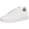 imageadidas Womens Vl Court 20 Skate ShoeWhiteWhiteCyber Metallic