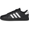 imageadidas Kids Grand Court 20 Tennis ShoeBlackWhiteGold Metallic