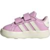 imageadidas Kids Grand Court 20 Tennis ShoeBliss LilacIvoryWhite