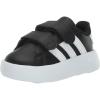 imageadidas Kids Grand Court 20 Tennis ShoeBlackWhiteBlack White