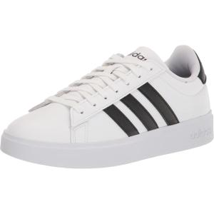 imageadidas Kids Grand Court 20 Tennis ShoeWhiteCore BlackCore Black