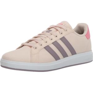 imageadidas Kids Grand Court 20 Tennis ShoeWonder QuartzPreloved FigBliss Pink