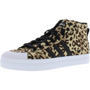 imageadidas Womens Bravada Mid Skate ShoeHazy BeigeCardboardDark Brownbrown