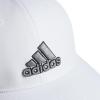 imageadidas Mens Excel Performance Structured Snapback Adjustable Fit HatWhiteBlackLight Onix Grey
