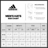 imageadidas Mens Excel Performance Structured Snapback Adjustable Fit HatWhiteBlackLight Onix Grey