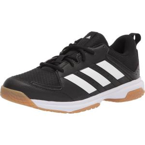 imageadidas Womens Ligra 7 Indoor Court ShoeBlackWhiteBlack