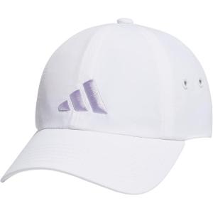 imageadidas Womens Influencer 3 Relaxed Strapback Adjustable Fit HatWhiteSilver Dawn Grey