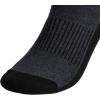 imageadidas Mens Cushioned X 3 MidCrew Socks 3PairBlackOnix GreyGrey