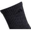 imageadidas Mens Cushioned X 3 MidCrew Socks 3PairBlackOnix GreyGrey