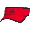imageadidas Mens Superlite Adjustable Fit Sport Performance VisorBetter ScarletBlack