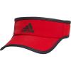 imageadidas Mens Superlite Adjustable Fit Sport Performance VisorBetter ScarletCarbon Grey