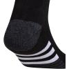imageadidas Mens Cushioned Crew Socks Above The Ankle Fit with Arch Compression 3 PairsBlackOnix GreyWhite