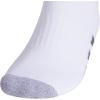 imageadidas Mens Cushioned Crew Socks Above The Ankle Fit with Arch Compression 3 PairsWhiteGreyOnix Grey