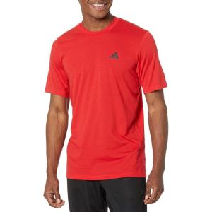 imageadidas Mens Essentials Feelready Training TShirtBetter ScarletBlack
