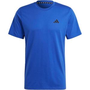 imageadidas Mens Essentials Feelready Training TShirtLucid BlueSemi Lucid BlueBlack