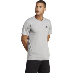 imageadidas Mens Essentials Feelready Training TShirtMedium Grey HeatherWhiteBlack