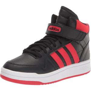 imageadidas Kids Postmove Mid Basketball ShoeBlackVivid RedWhite