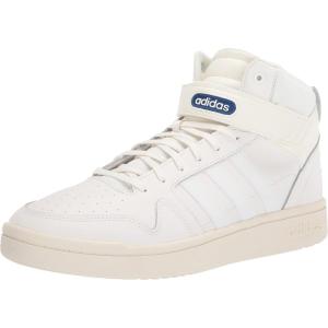 imageadidas Kids Postmove Mid Basketball ShoeCloud WhiteWhiteWonder White