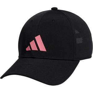imageadidas Soccer Fan Structured Adjustable Fit Strapback Hat BlackEasy Pink