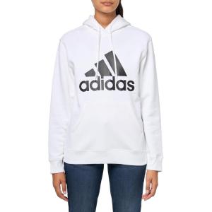 imageadidas Womens Essentials Big Logo Regular Fleece HoodieWhite