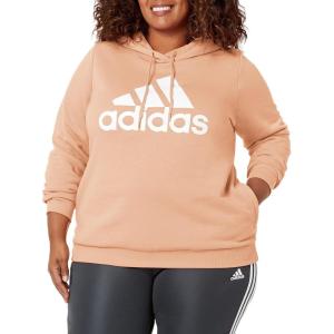 imageadidas Womens Essentials Logo Fleece HoodieHalo BlushWhite