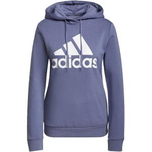 imageadidas Womens Essentials Logo Fleece HoodieOrbit VioletWhite