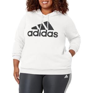 imageadidas Womens Essentials Logo Fleece HoodieWhiteBlack