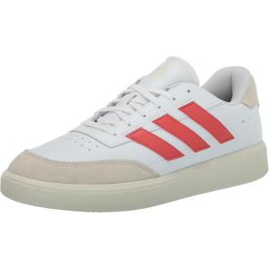 imageadidas Mens CourtblockWhitePreloved ScarletWonder White