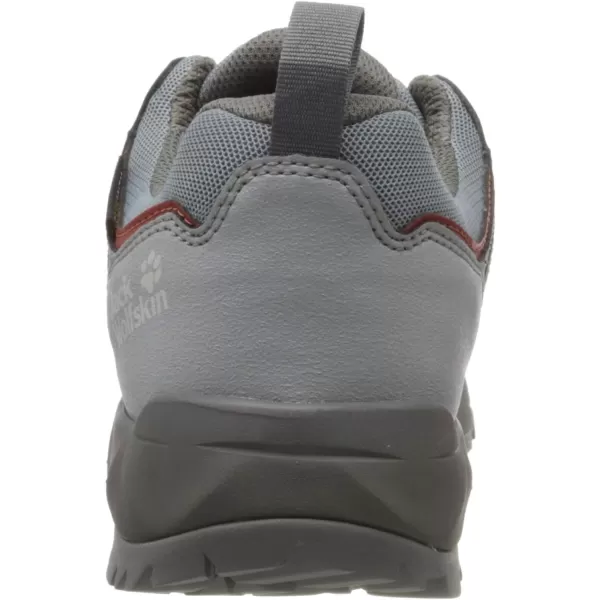 imageJack Wolfskin Mens Vojo Hike Xt Vent Low M Rise ShoesGrey Light Grey Dark Orange 6147