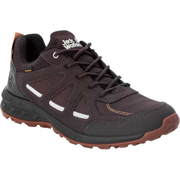 imageJack Wolfskin Mens Woodland 2 Texapore Low M Hiking ShoeEspressoDark Red