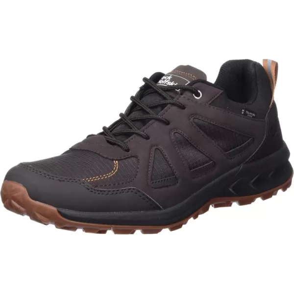 imageJack Wolfskin Mens Woodland 2 Texapore Low M Hiking ShoeEspressoDark Red