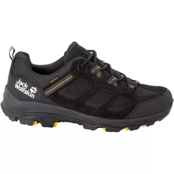 imageJack Wolfskin Unisex Vojo Hike 2 Texapore Low Walking ShoesBlackBurly Yellow