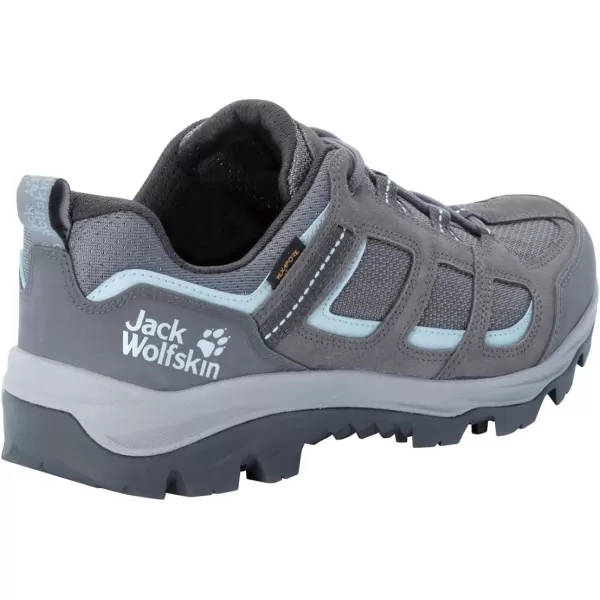 imageJack Wolfskin Unisex Vojo Hike 2 Texapore Low Walking ShoesTarmac GreyLight Blue