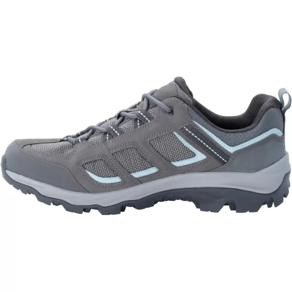 imageJack Wolfskin Unisex Vojo Hike 2 Texapore Low Walking ShoesTarmac GreyLight Blue