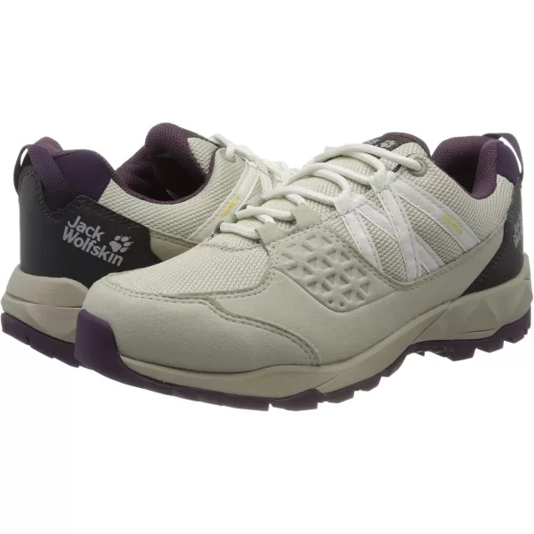 imageJack Wolfskin Womens Cascade Hike Texapore Low W Rise Shoes 25 UKBeige Beige Purple 5274