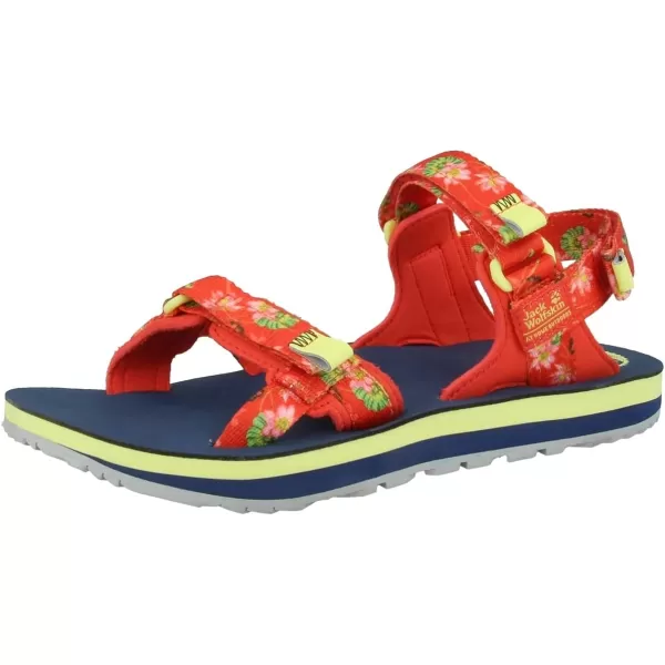 imageJack Wolfskin Womens Sandal 25 UKTulip Red All Over