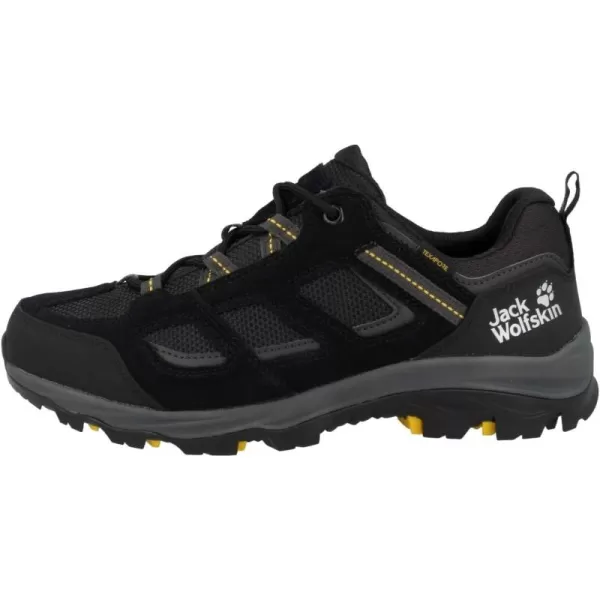 imageJack Wolfskin Unisex Vojo Hike 2 Texapore Low Walking ShoesBlackBurly Yellow