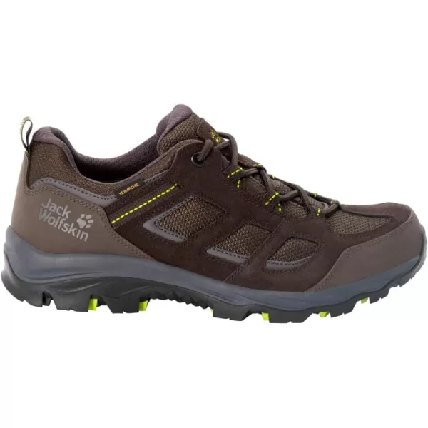 imageJack Wolfskin Unisex Vojo Hike 2 Texapore Low Walking ShoesDark Brown Lime