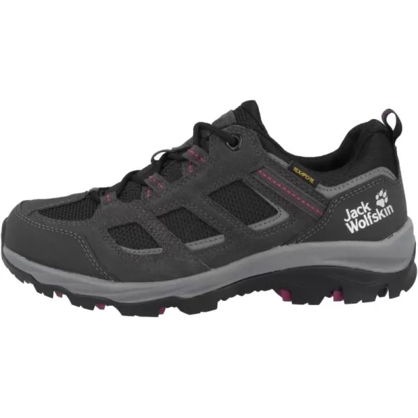 imageJack Wolfskin Unisex Vojo Hike 2 Texapore Low Walking ShoesDark SteelPurple