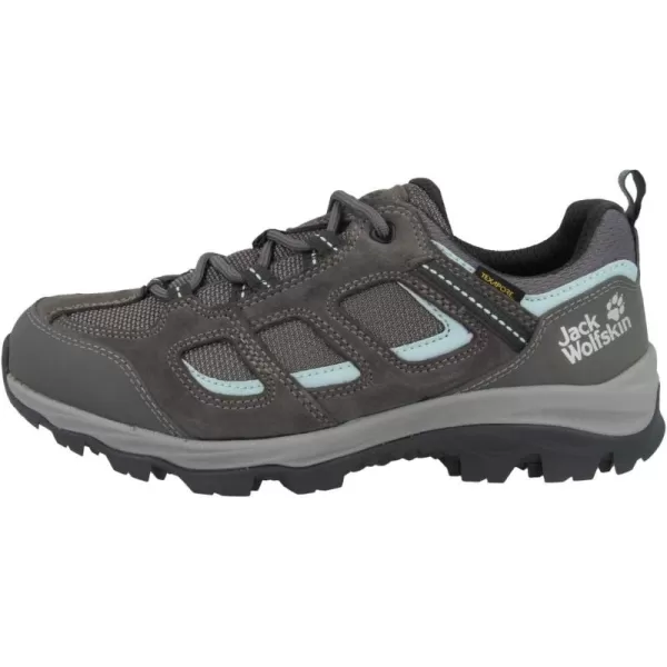 imageJack Wolfskin Unisex Vojo Hike 2 Texapore Low Walking ShoesTarmac GreyLight Blue