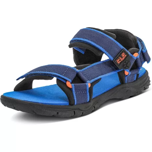 imageJack Wolfskin UnisexChild Seven Seas 3 K SandalBlueOrange