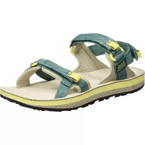 imageJack Wolfskin Womens Sandal 25 UKGreen Dark Spruce Beige