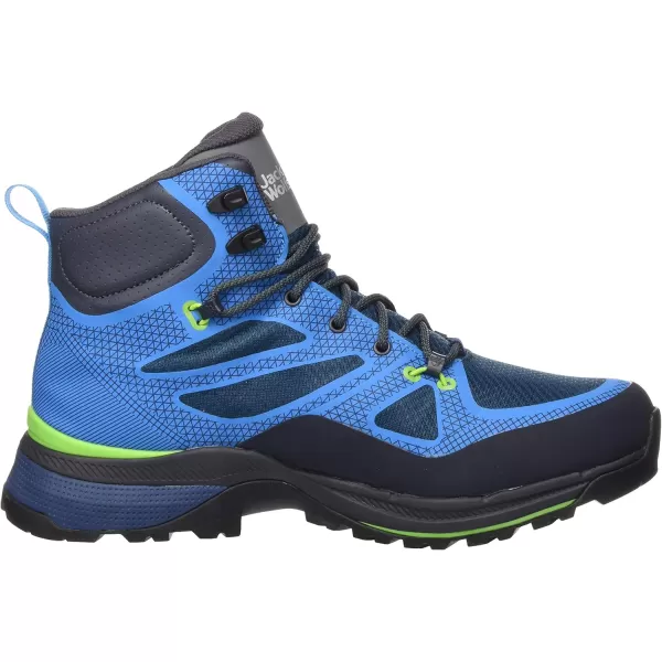 imageJack Wolfskin Mens Force Striker Texapore Mid M Hiking BootBlue Green