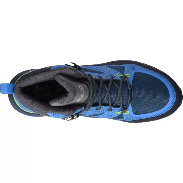 imageJack Wolfskin Mens Force Striker Texapore Mid M Hiking BootBlue Green
