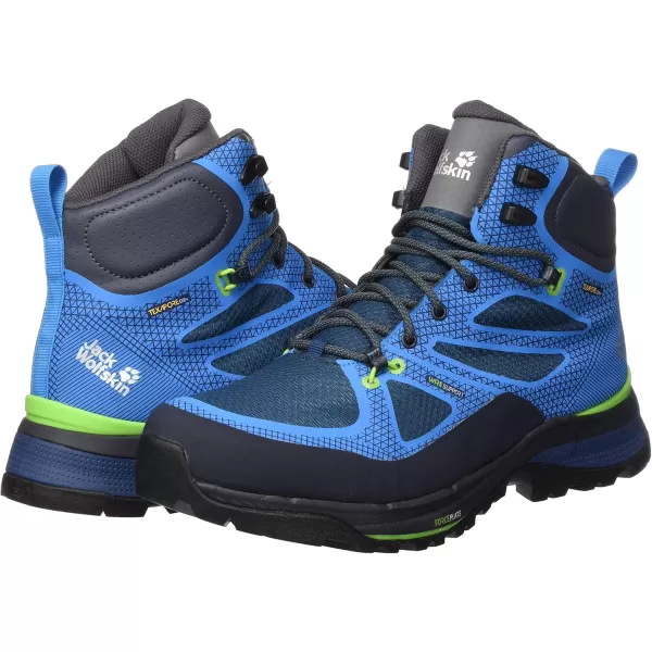 imageJack Wolfskin Mens Force Striker Texapore Mid M Hiking BootBlue Green