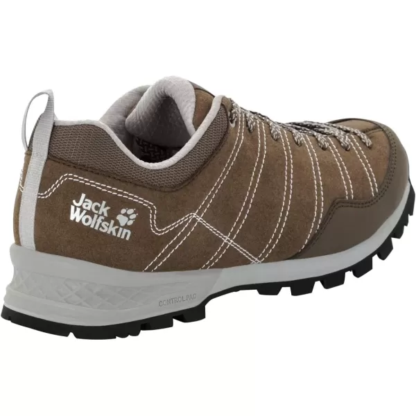 imageJack Wolfskin Mens Scrambler Low M Hiking BootCoconut Brown Light Grey 5208